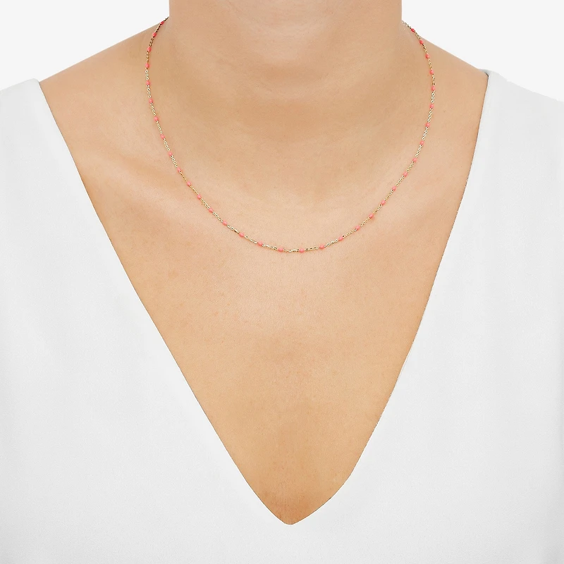Limited Quantities! Womens 14K Gold 18 Inch Pendant Necklace
