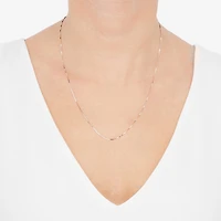 Limited Quantities! Womens 14K Gold Inch Box Chain Necklace