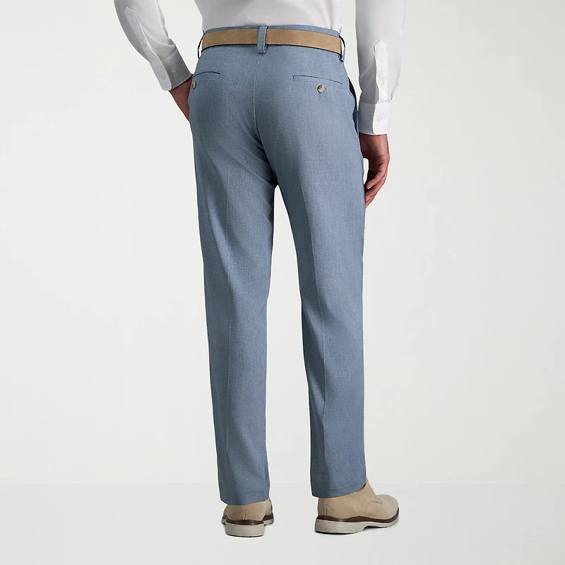 Haggar Cool Right Performance Flex Mens Straight Fit Flat Front Pant