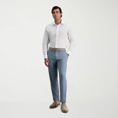 Haggar Cool Right Performance Flex Mens Straight Fit Flat Front Pant