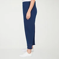 Alfred Dunner Mykonos Womens Plus Straight Mid Rise Pull-On Pant