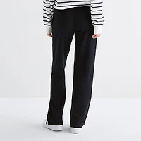 Arizona Womens Juniors Flare Mid Rise Sweatpant