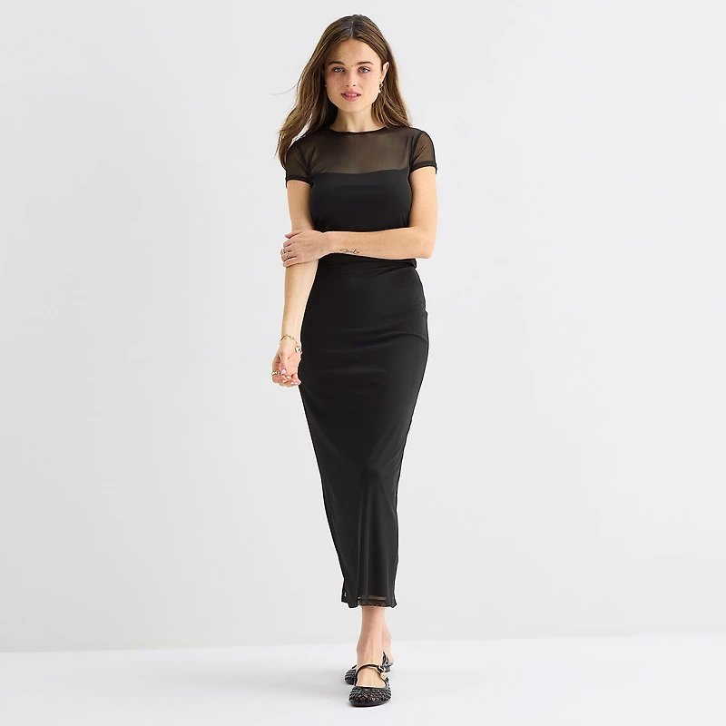 Forever 21 Womens Juniors Maxi Skirt