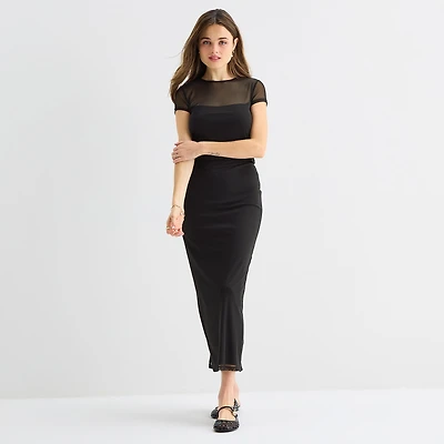Forever 21 Womens Juniors Maxi Skirt