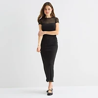 Forever 21 Womens Juniors Maxi Skirt