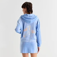 Juicy By Couture Womens Juniors Long Sleeve Hoodie