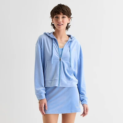 Juicy By Couture Womens Juniors Long Sleeve Hoodie