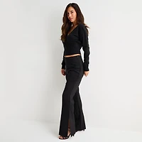 Bold Elements Womens Bootcut Mid Rise Trouser