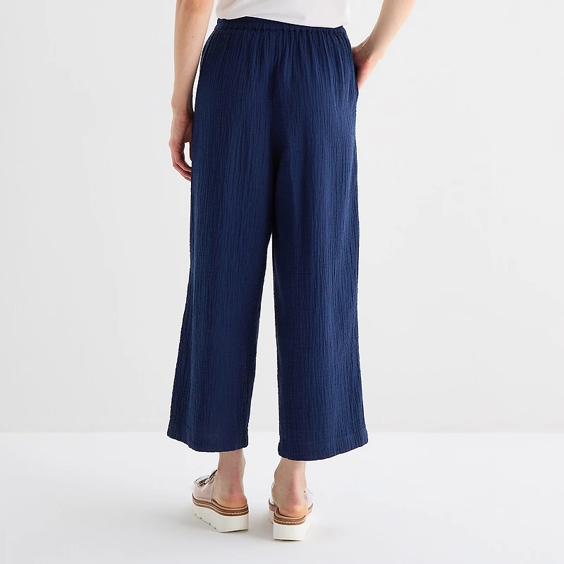 St. John's Bay Womens Straight Cropped Pant