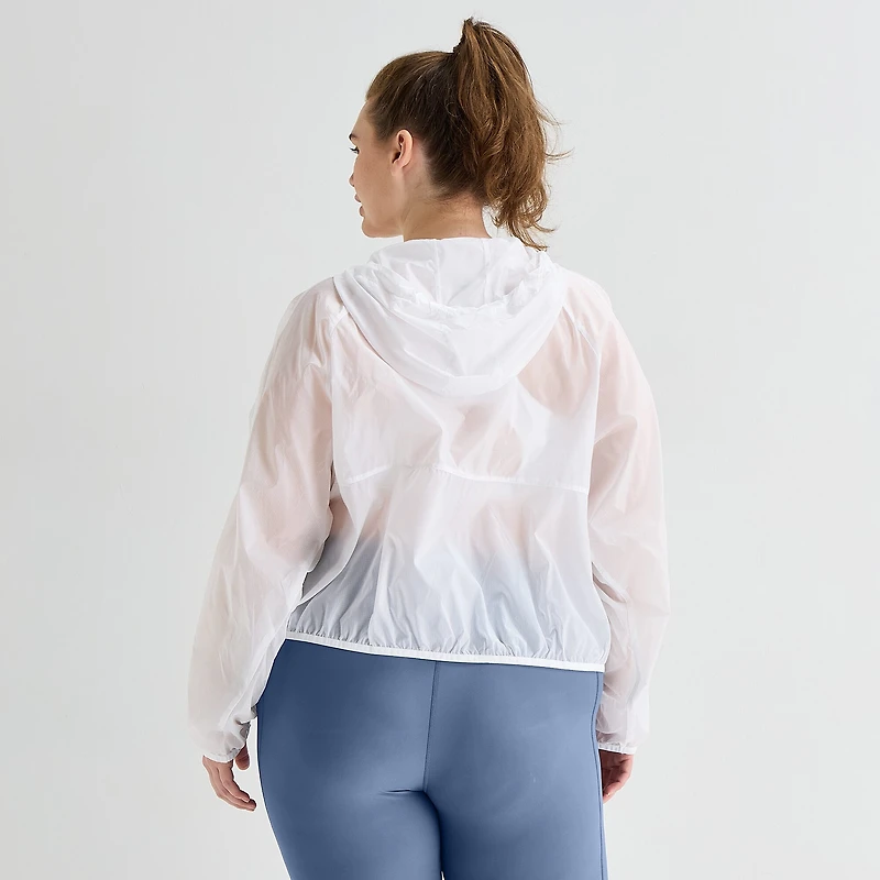 Xersion Womens Plus Lightweight Windbreaker