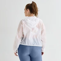 Xersion Womens Plus Lightweight Windbreaker