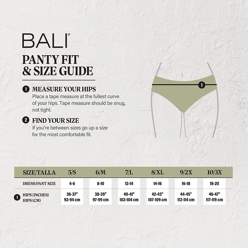 Bali Coolest Smoothing Womens Cooling Brief Panty Dfcsbf