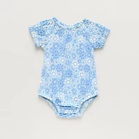 Okie Dokie Baby Girls Short Sleeve Romper