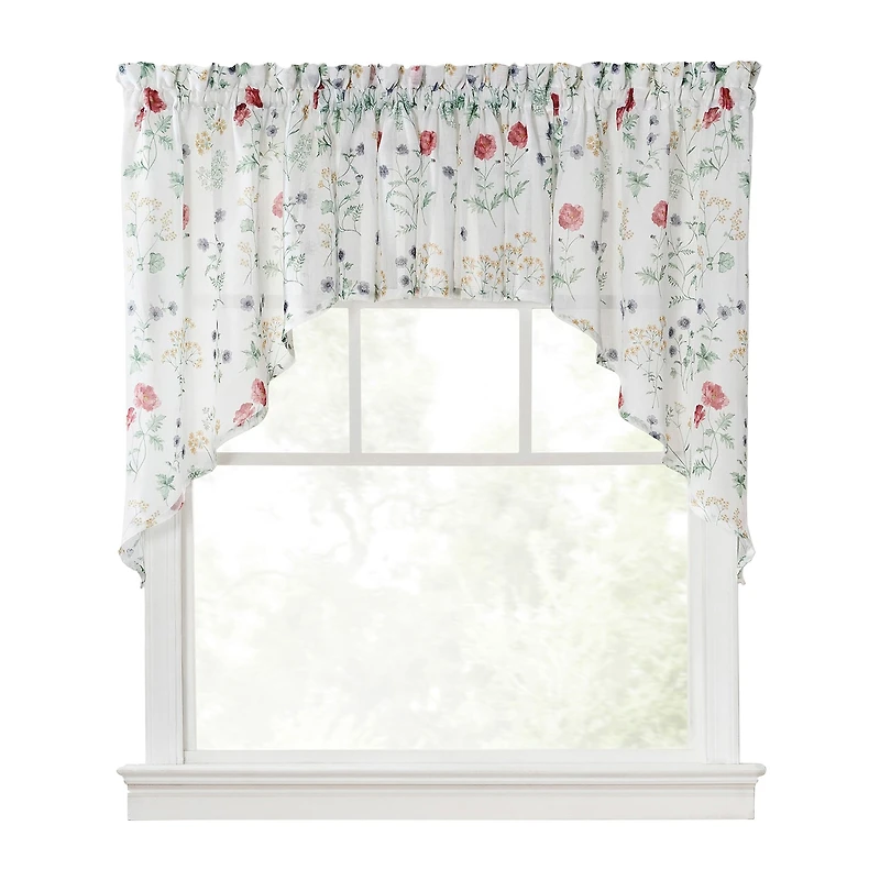 Martha Stewart Garden Rod Pocket Swag Valance