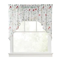 Martha Stewart Garden Rod Pocket Swag Valance