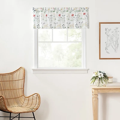 Martha Stewart Garden Rod Pocket Tailored Valance