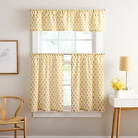 CHF Kiara 3-pc. Rod Pocket Window Tier