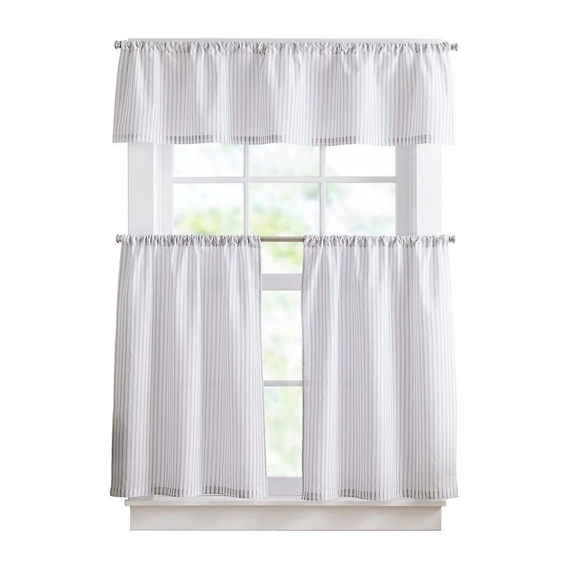 CHF James 3-pc. Rod Pocket Window Tier