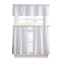 CHF James 3-pc. Rod Pocket Window Tier