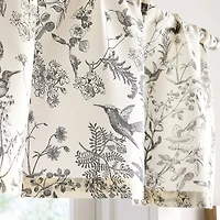 CHF Hummingbird 3-pc. Rod Pocket Window Tier