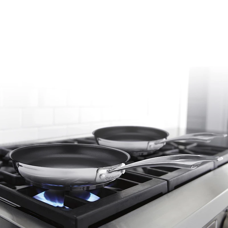 Cuisinart Stainless Steel 2-pc. Skillets Set