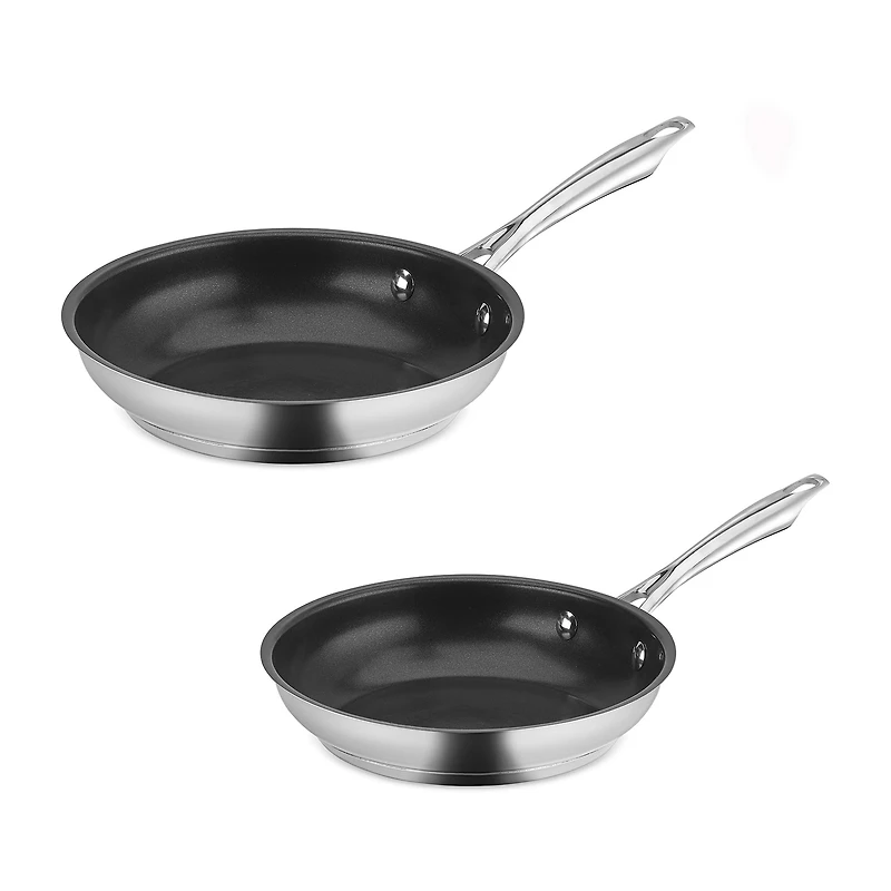 Cuisinart Stainless Steel 2-pc. Skillets Set
