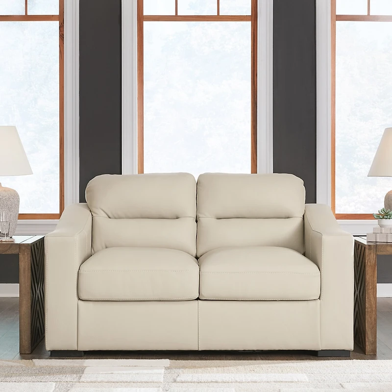 Signature Design by Ashley® Treasure Trove Track-Arm Upholstered Loveseat