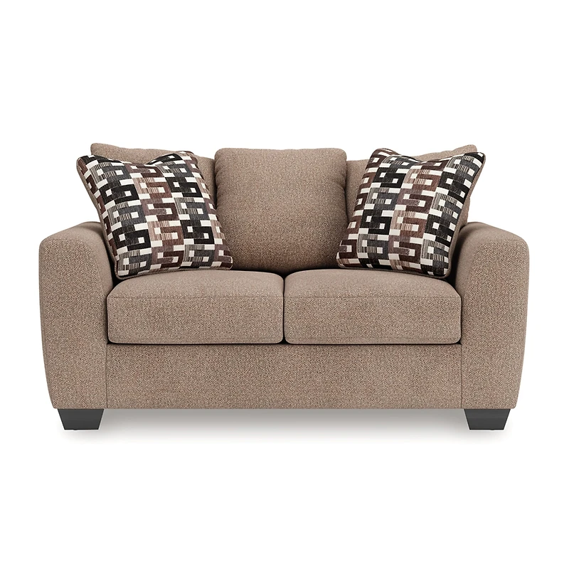 Signature Design by Ashley® Triston-Peaks Track-Arm Upholstered Loveseat