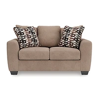 Signature Design by Ashley® Triston-Peaks Track-Arm Upholstered Loveseat