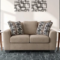 Signature Design by Ashley® Triston-Peaks Track-Arm Upholstered Loveseat