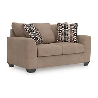 Signature Design by Ashley® Triston-Peaks Track-Arm Upholstered Loveseat