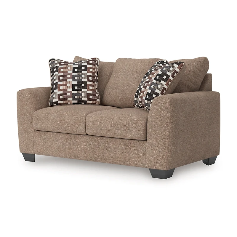 Signature Design by Ashley® Triston-Peaks Track-Arm Upholstered Loveseat