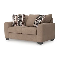 Signature Design by Ashley® Triston-Peaks Track-Arm Upholstered Loveseat