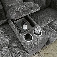Signature Design by Ashley® Frohn Pad-Arm Motion Upholstered Reclining Loveseat
