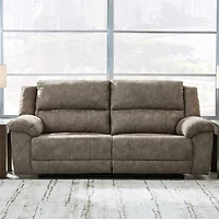Signature Design by Ashley® Laresview Pad-Arm Reclining Sofa