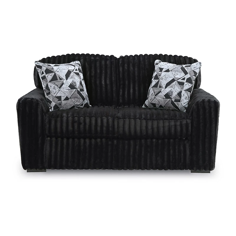 Signature Design by Ashley® Midnight-Madness Track-Arm Upholstered Loveseat