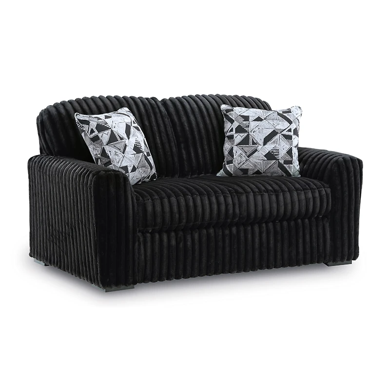 Signature Design by Ashley® Midnight-Madness Track-Arm Upholstered Loveseat