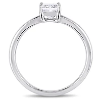 Womens 1 CT. Natural White Diamond 14K Gold Solitaire Engagement Ring