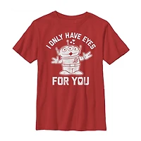 Disney Collection Little & Big Kid Boys Crew Neck Short Sleeve Regular Fit Toy Story Graphic T-Shirt