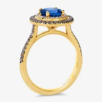 Le Vian® Grand Sample Sale™ Ring featuring 1 1/5 CT. Blueberry Tanzanite® 1/3 CT. Chocolate Diamonds® 1/8 CT. Nude Diamonds™ set in 14K Honey Gold™