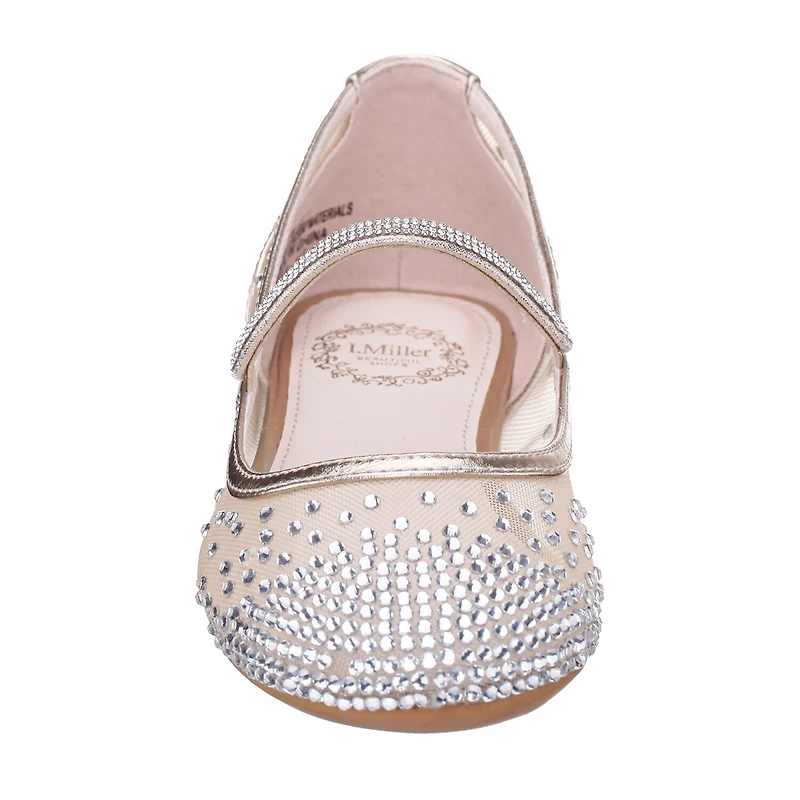I. Miller Mercedes Little & Big Kid Girls Round Closed Toe Ballet Flats