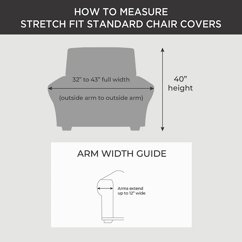 Sure Fit Hampstead Stretch Chair Slipcover