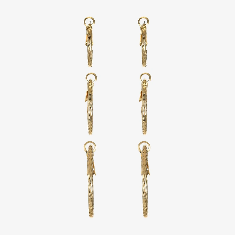 Liz Claiborne Womens Hypoallergenic 3 Pair Earring Set