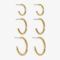 Liz Claiborne Womens Hypoallergenic 3 Pair Earring Set