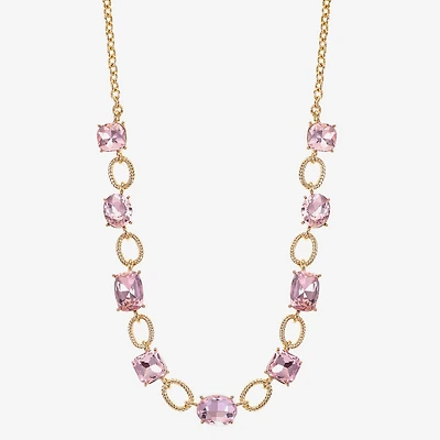 Monet Jewelry Rope Twist Link Womens 17 Inch Collar Necklace