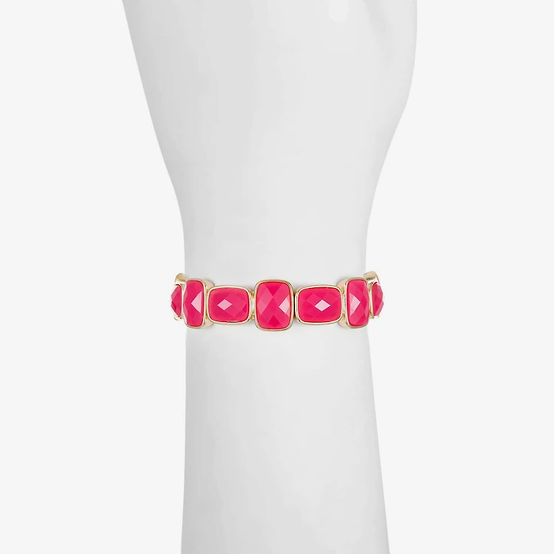 Liz Claiborne Womens Rectangular Stretch Bracelet