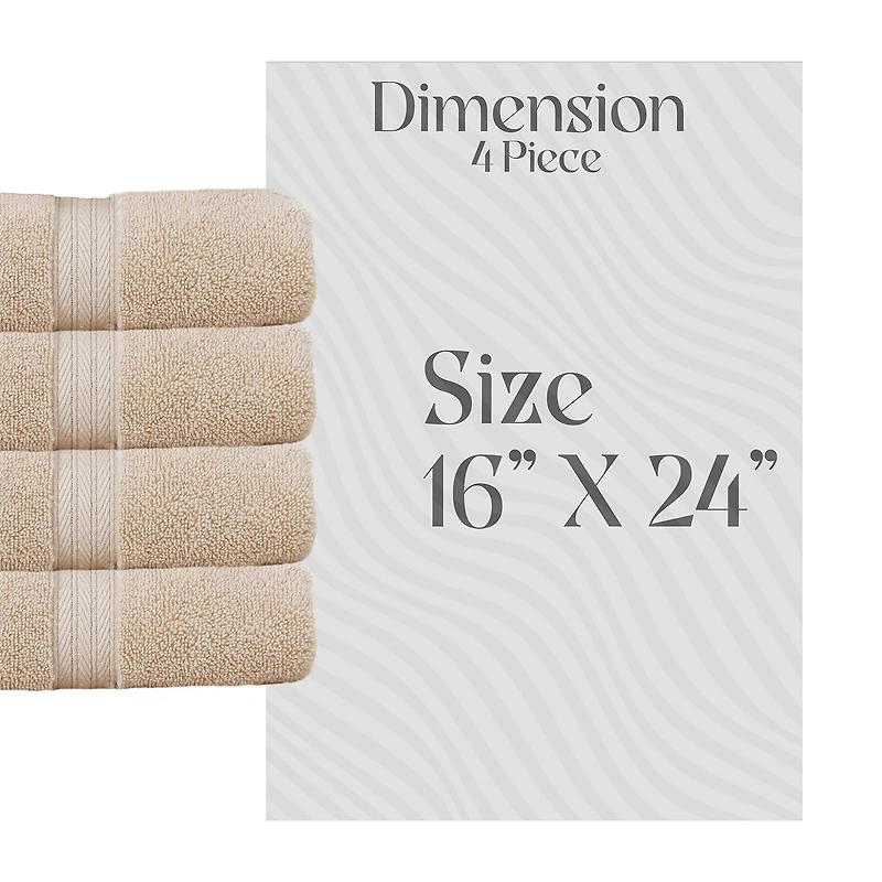 Home Weavers Inc Elegance Essentials 4-pc. Solid Hand Towel