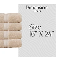 Home Weavers Inc Elegance Essentials 4-pc. Solid Hand Towel