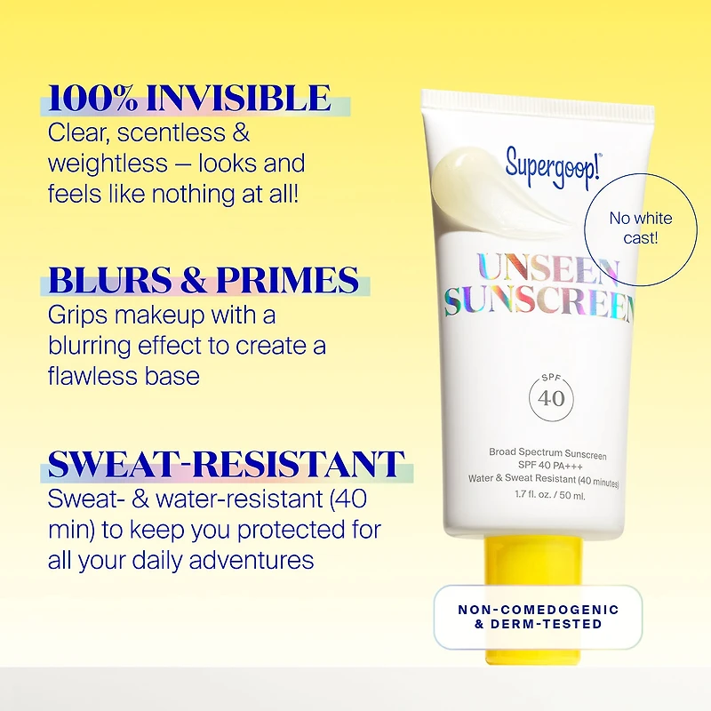 Supergoop Unseen Sunscreen Spf 40 1.7oz