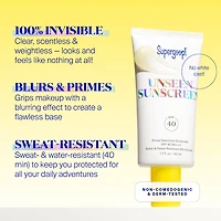 Supergoop Unseen Sunscreen Spf 40 1.7oz